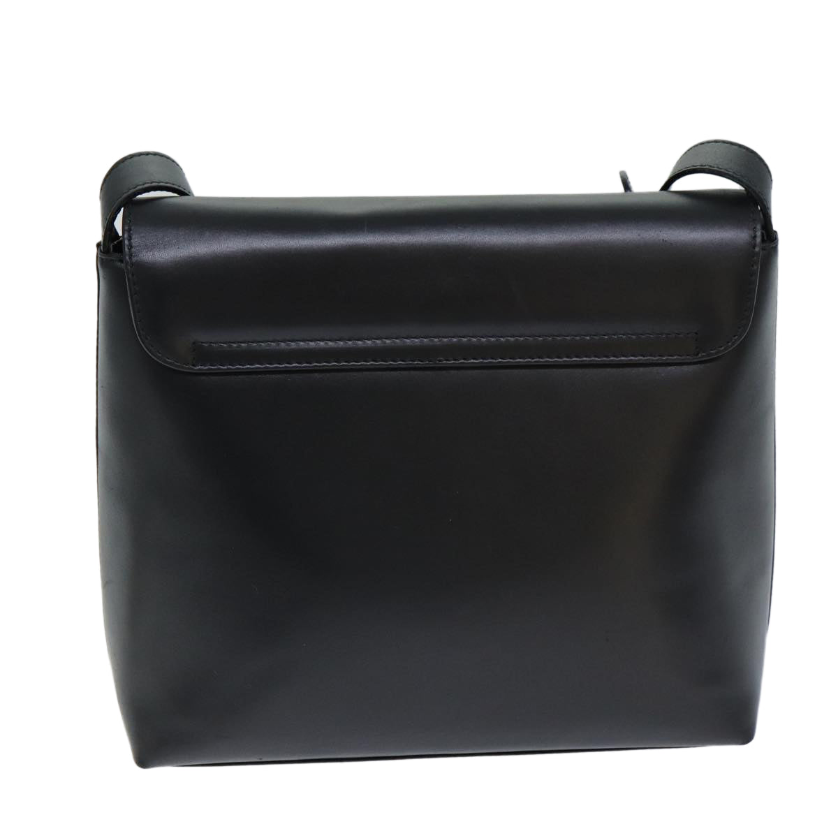 GUCCI Shoulder Bag Leather Black 001 1998 1785 Auth 77457