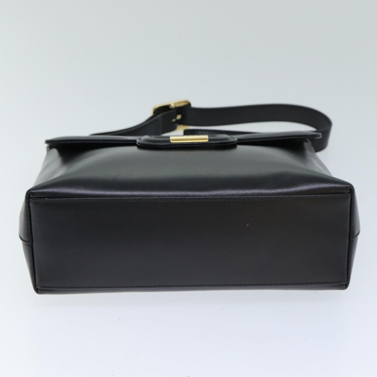 GUCCI Shoulder Bag Leather Black 001 1998 1785 Auth 77457