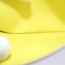 HERMES Click 16 Shoulder Bag Leather Yellow Auth 77462SAM-22