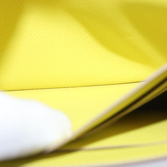 HERMES Click 16 Shoulder Bag Leather Yellow Auth 77462SAM