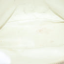 CHANEL Matelasse Chain Shoulder Bag Leather White CC Auth 77469-11