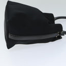 Salvatore Ferragamo Shoulder Bag Nylon Black Auth 77475-3