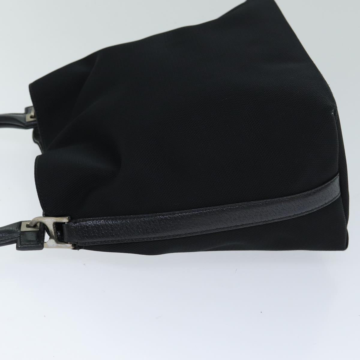 Salvatore Ferragamo Shoulder Bag Nylon Black Auth 77475