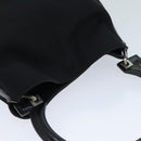 Salvatore Ferragamo Shoulder Bag Nylon Black Auth 77475-6