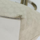 GUCCI GG Canvas Tote Bag White 131230 Auth 77494-10