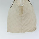 GUCCI GG Canvas Tote Bag White 131230 Auth 77494-3