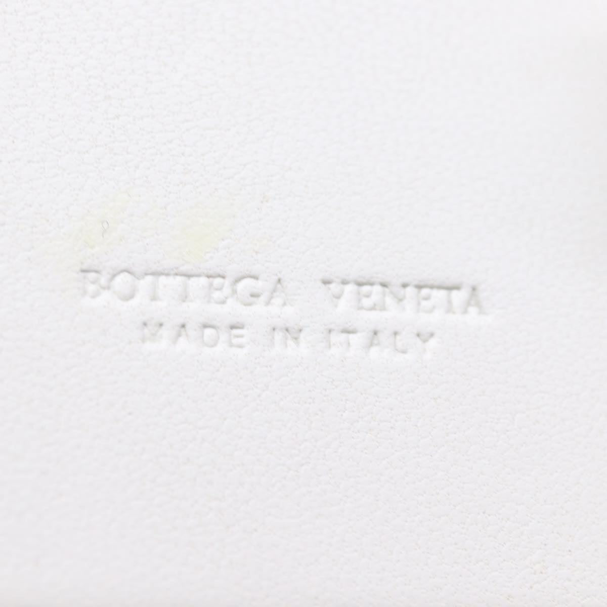 BOTTEGA VENETA INTRECCIATO Tote Bag Leather White 162197 Auth 77500