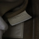 PRADA Shoulder Bag Canvas Beige Auth 77502-11