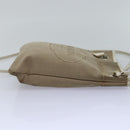 PRADA Shoulder Bag Canvas Beige Auth 77502-4