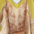 CELINE Tote Bag Leather Yellow Auth 77510-19
