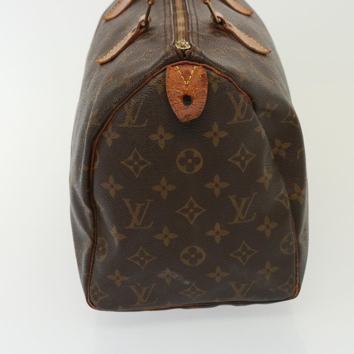 LOUIS VUITTON Monogram Speedy 30 Hand Bag M41526 LV Auth 77535