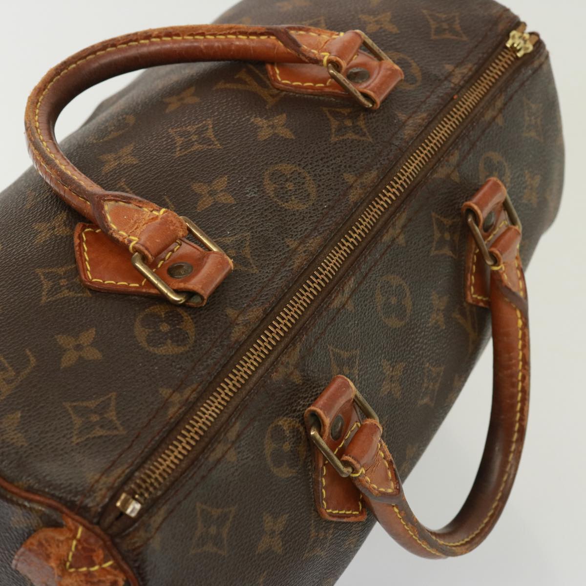 LOUIS VUITTON Monogram Speedy 30 Hand Bag M41526 LV Auth 77535