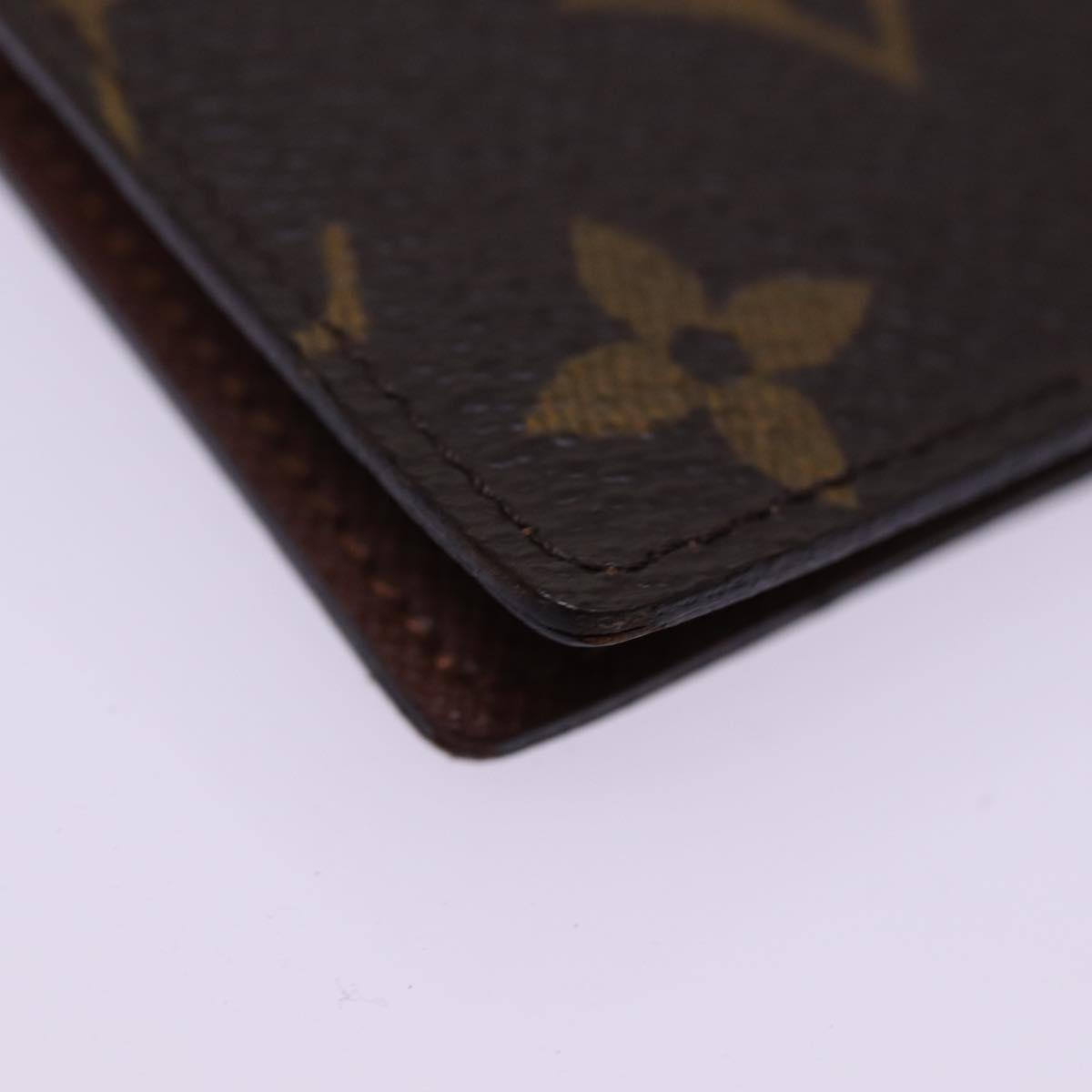 LOUIS VUITTON Monogram Couvel Tulle Passopole Passport Case M60180 Auth 77539