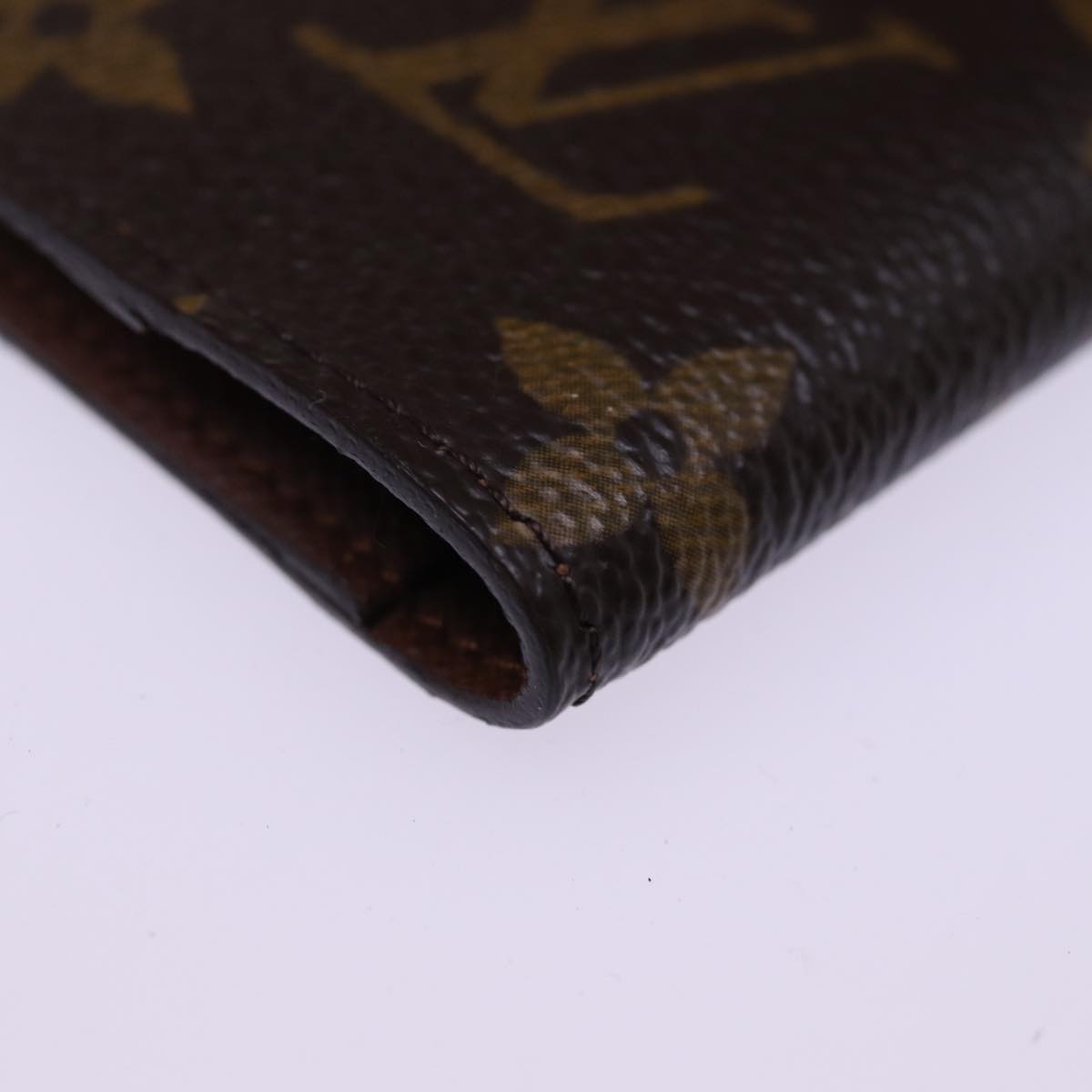 LOUIS VUITTON Monogram Couvel Tulle Passopole Passport Case M60180 Auth 77539