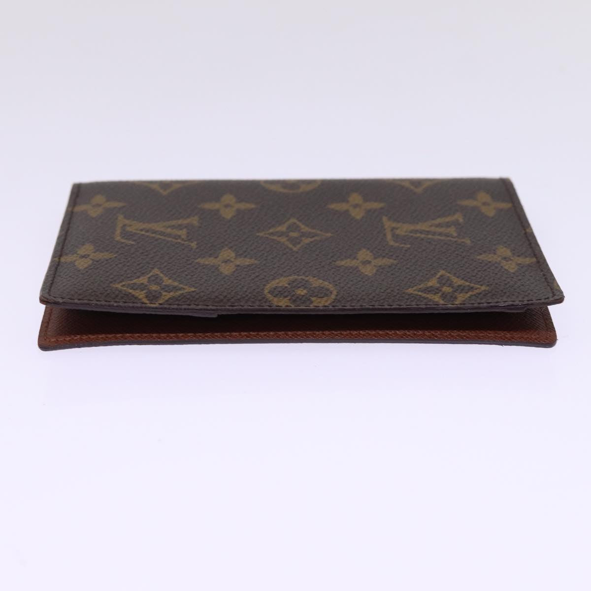 LOUIS VUITTON Monogram Couvel Tulle Passopole Passport Case M60180 Auth 77539