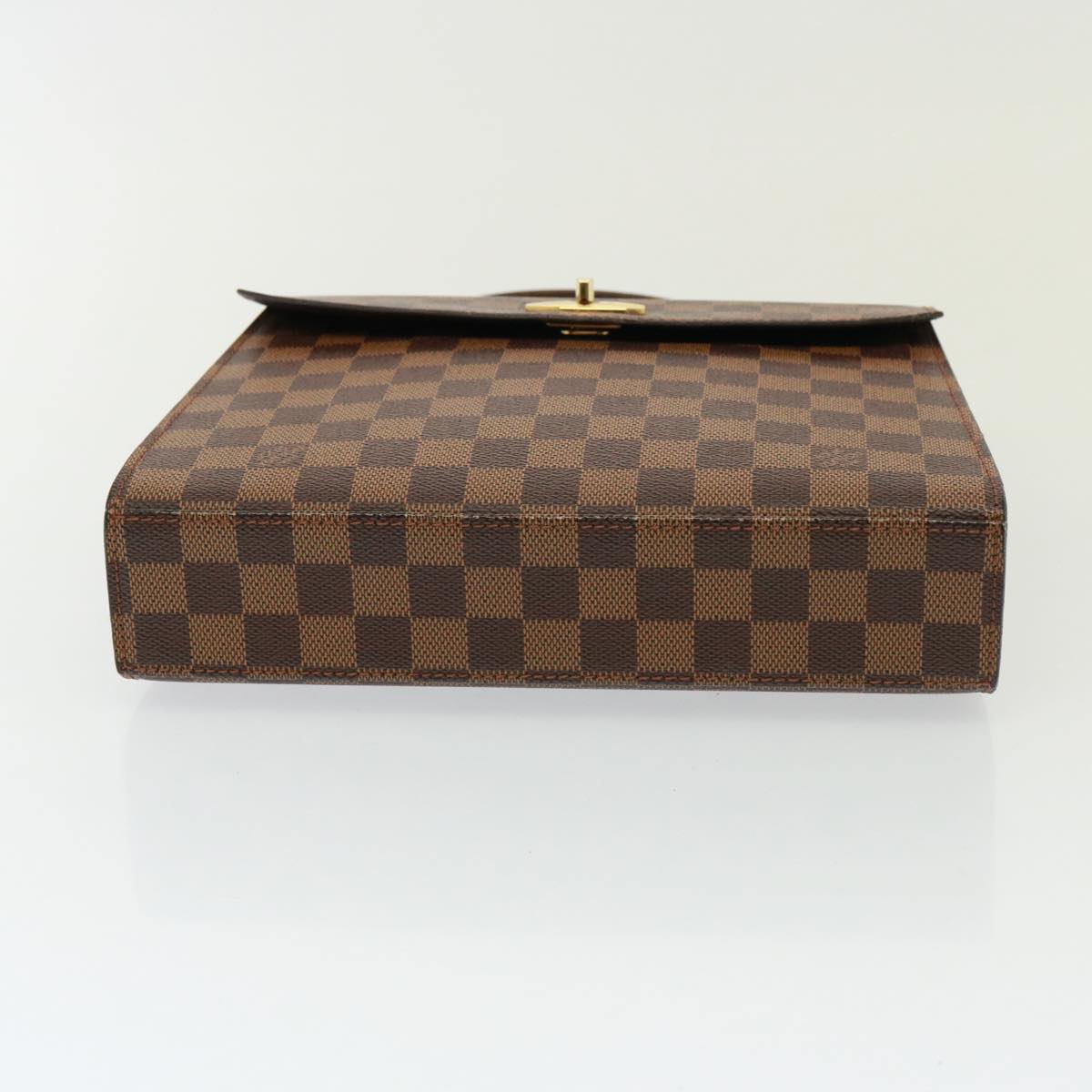 LOUIS VUITTON Damier Ebene Malesherbes Hand Bag N51379 LV Auth 77542