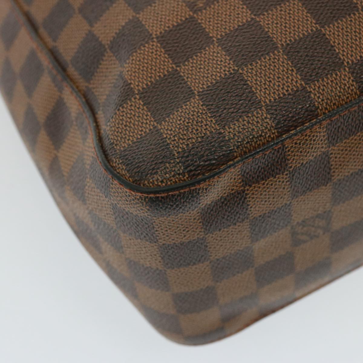 LOUIS VUITTON Damier Ebene Looping GM Shoulder Bag N51144 LV Auth 77548