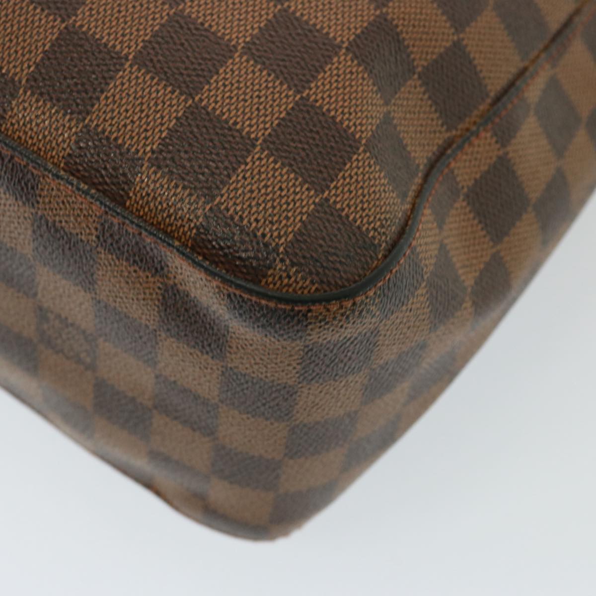 LOUIS VUITTON Damier Ebene Looping GM Shoulder Bag N51144 LV Auth 77548