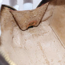 LOUIS VUITTON Monogram Trousse Demi Ronde Cosmetic Pouch M47520 LV Auth 77563-18