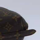 LOUIS VUITTON Monogram Trousse Demi Ronde Cosmetic Pouch M47520 LV Auth 77563-14