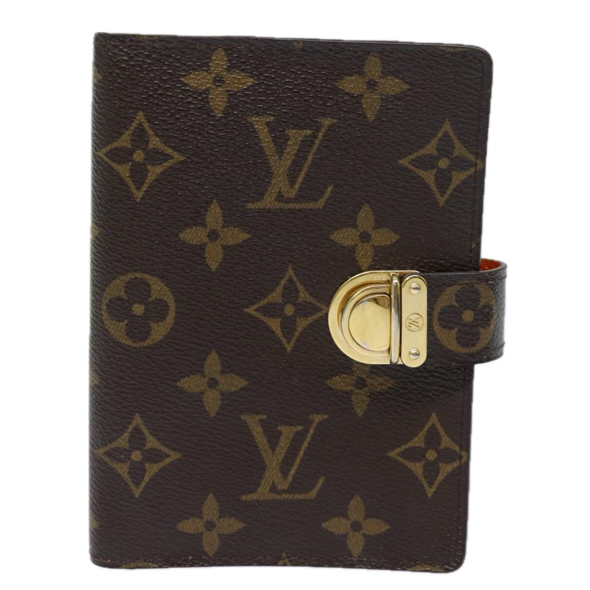 LOUIS VUITTON Monogram Agenda Koala PM Day Planner Cover R21015 LV Auth 77565