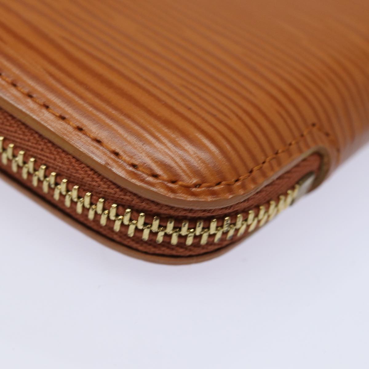 LOUIS VUITTON Epi Agenda Geod Wallet Brown LV Auth 77575