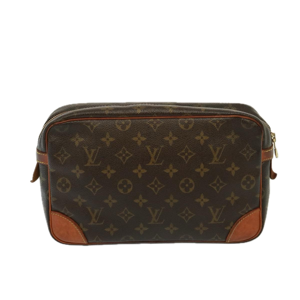 LOUIS VUITTON Monogram Compiegne 28 Clutch Bag M51845 LV Auth 77579 - 0