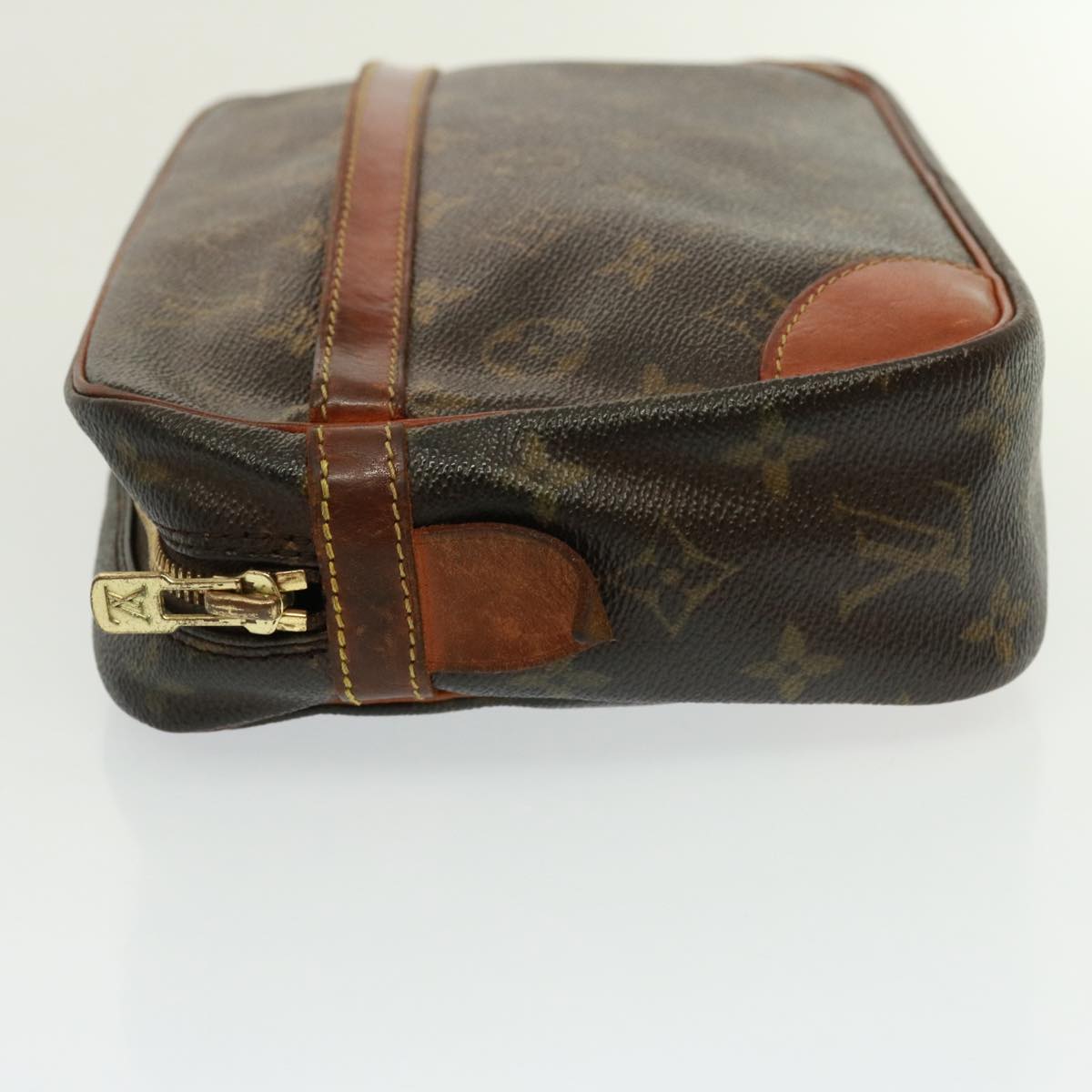 LOUIS VUITTON Monogram Compiegne 28 Clutch Bag M51845 LV Auth 77579