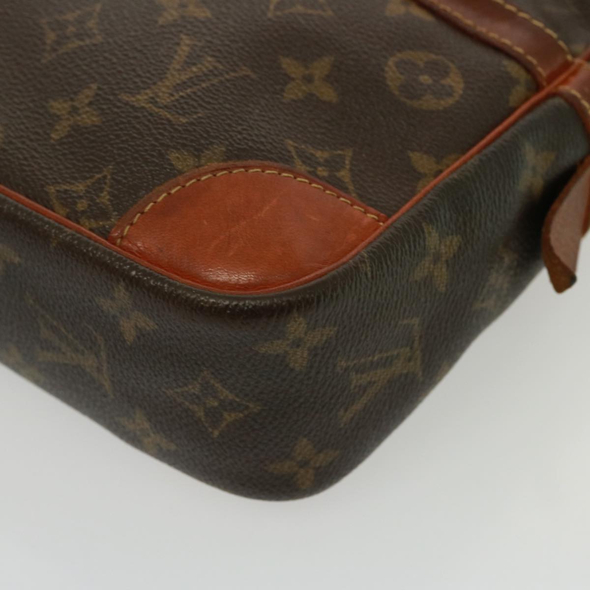 LOUIS VUITTON Monogram Compiegne 28 Clutch Bag M51845 LV Auth 77579