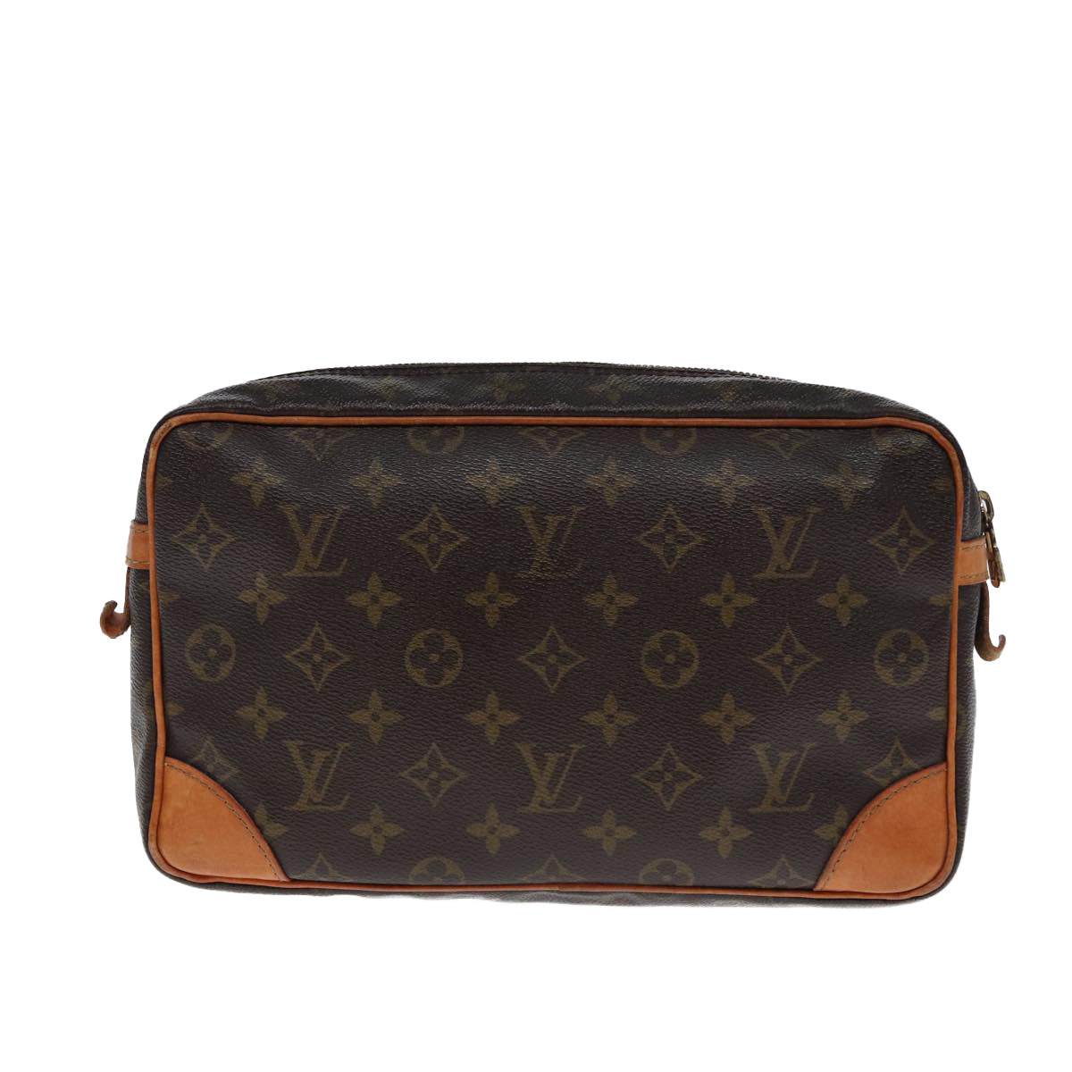 LOUIS VUITTON Monogram Compiegne 28 Clutch Bag M51845 LV Auth 77580 - 0