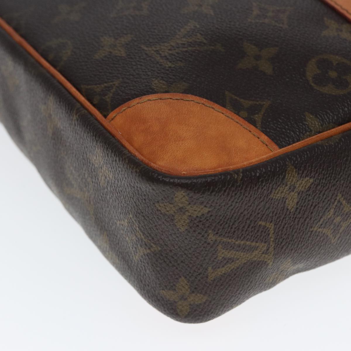 LOUIS VUITTON Monogram Compiegne 28 Clutch Bag M51845 LV Auth 77580