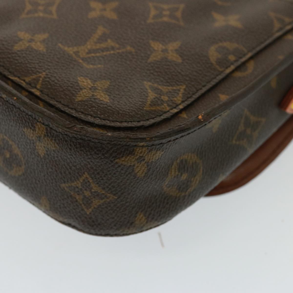 LOUIS VUITTON Monogram Saint Cloud MM Shoulder Bag M51243 LV Auth 77583