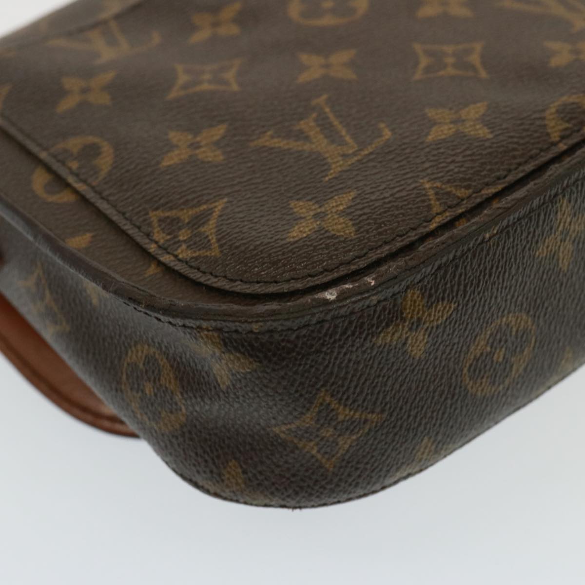 LOUIS VUITTON Monogram Saint Cloud MM Shoulder Bag M51243 LV Auth 77583