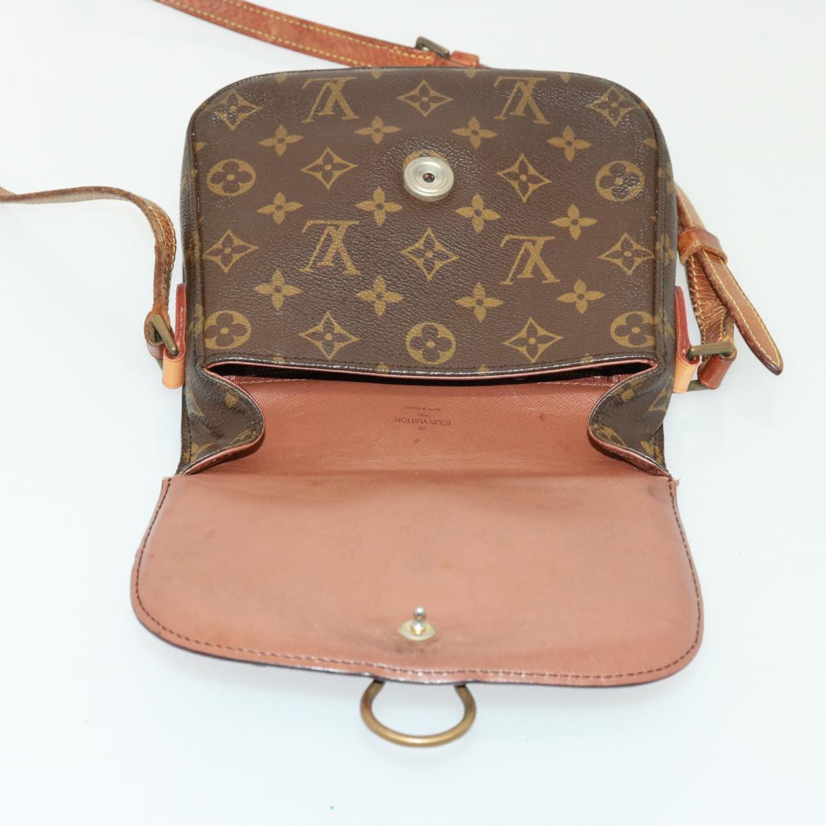 LOUIS VUITTON Monogram Saint Cloud MM Shoulder Bag M51243 LV Auth 77583