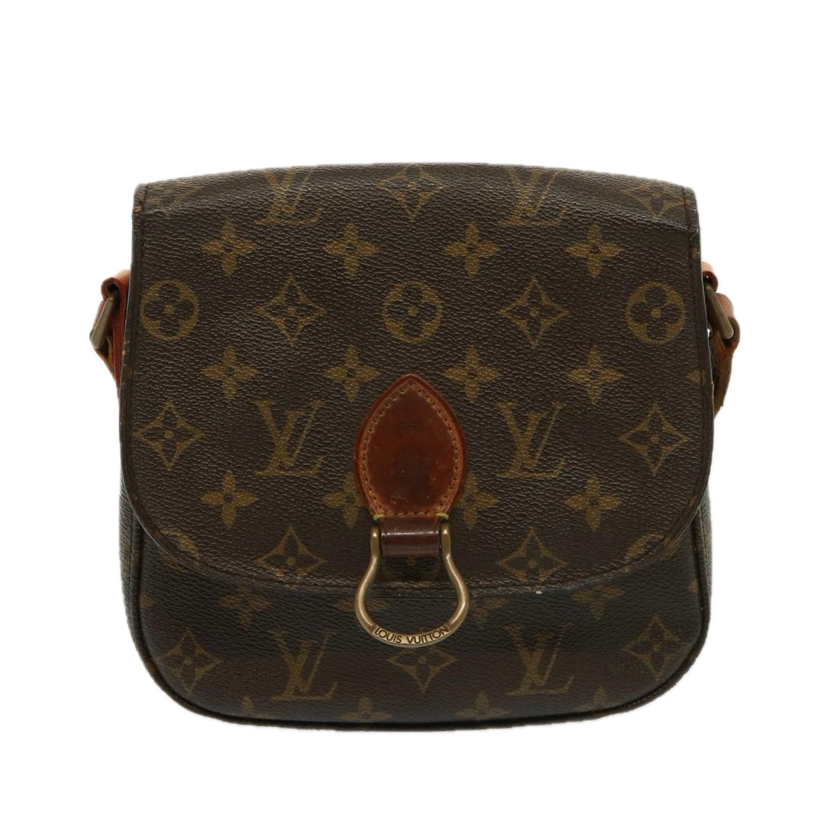 LOUIS VUITTON Monogram Saint Cloud MM Shoulder Bag M51243 LV Auth 77583