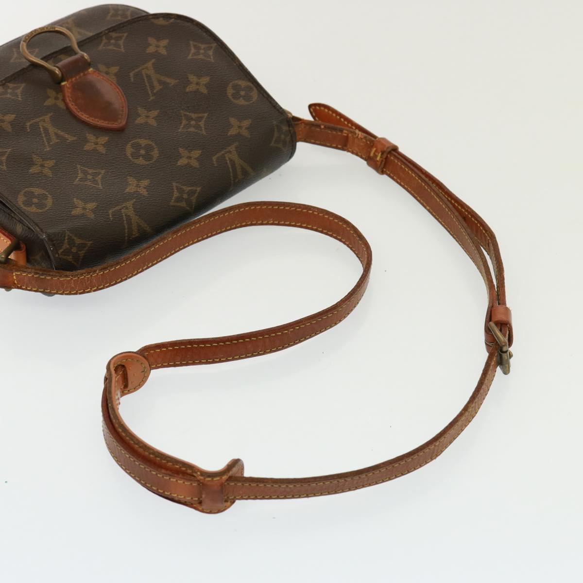 LOUIS VUITTON Monogram Saint Cloud MM Shoulder Bag M51243 LV Auth 77583