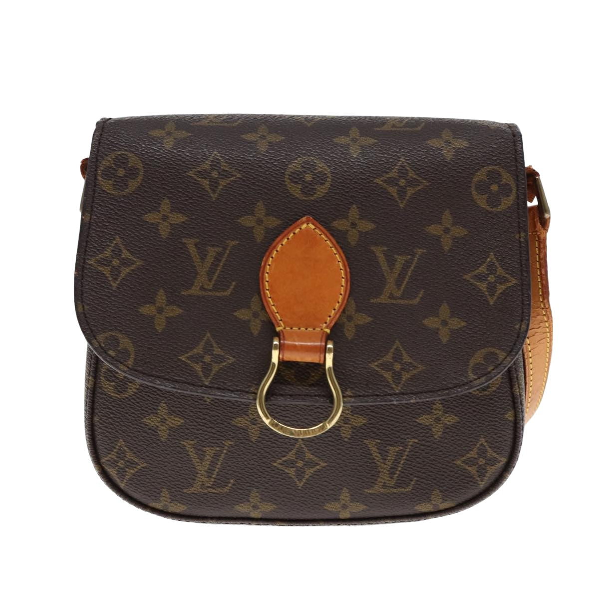 LOUIS VUITTON Monogram Saint Cloud MM Shoulder Bag M51243 Auth 77584 - 0