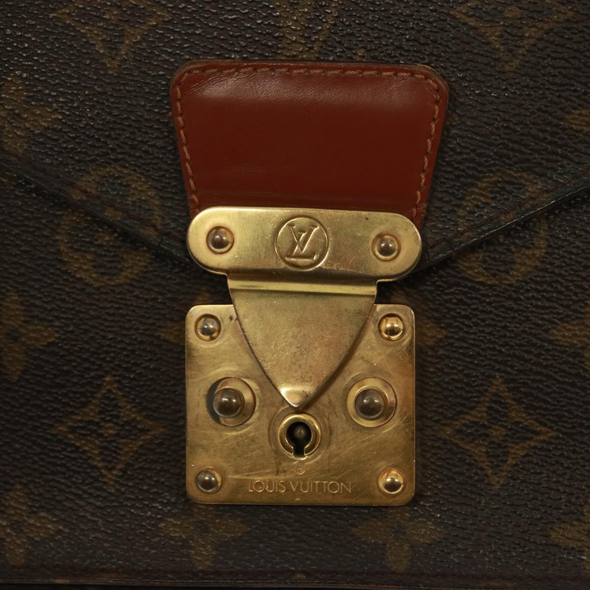 LOUIS VUITTON Monogram Monceau 2Way Hand Bag M51185 LV Auth 77587