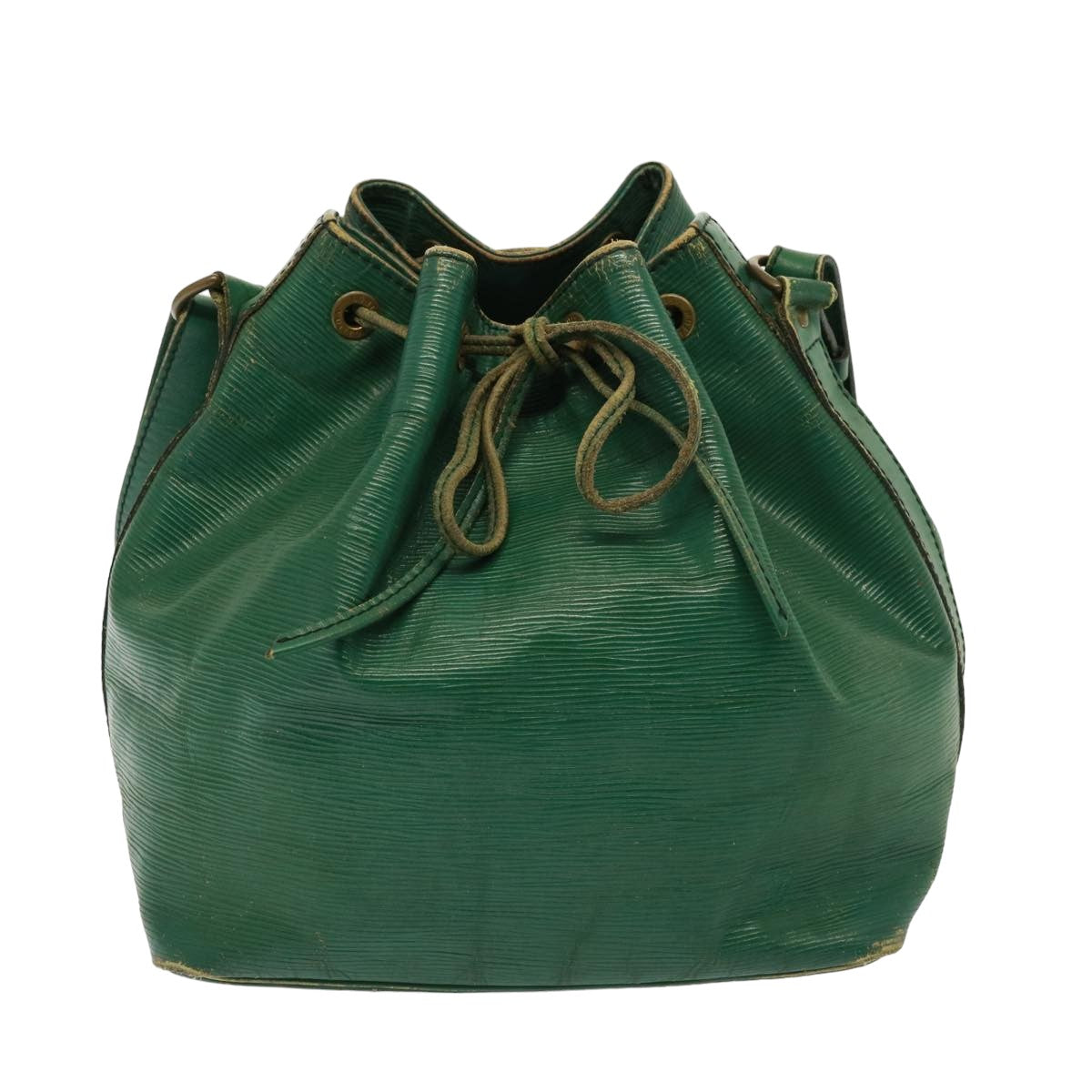 LOUIS VUITTON Epi Petit Noe Shoulder Bag Green M44104 LV Auth 77595