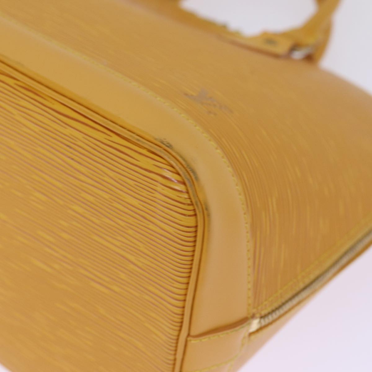 LOUIS VUITTON Epi Alma Hand Bag Yellow M52149 LV Auth 77597