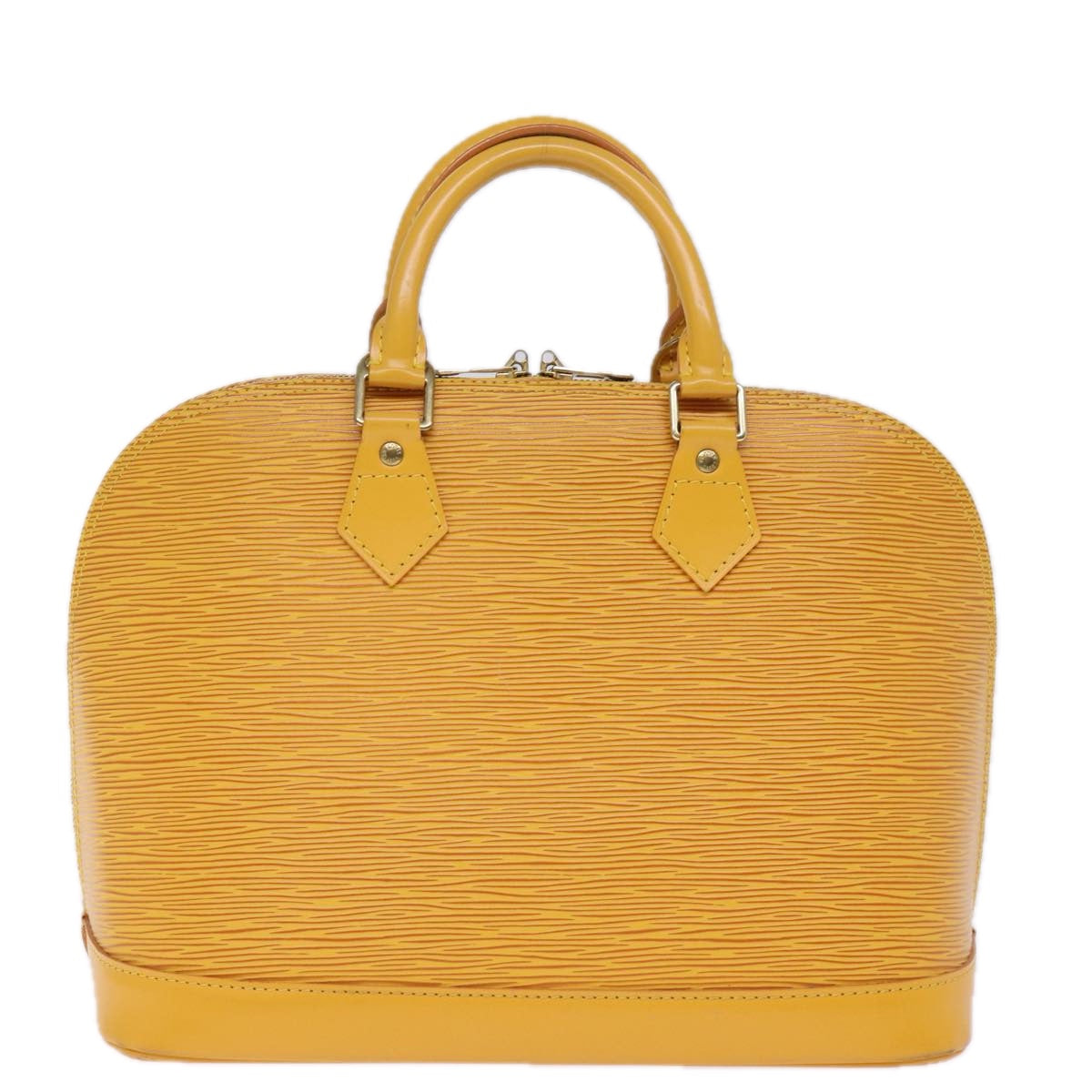 LOUIS VUITTON Epi Alma Hand Bag Yellow M52149 LV Auth 77597 - 0