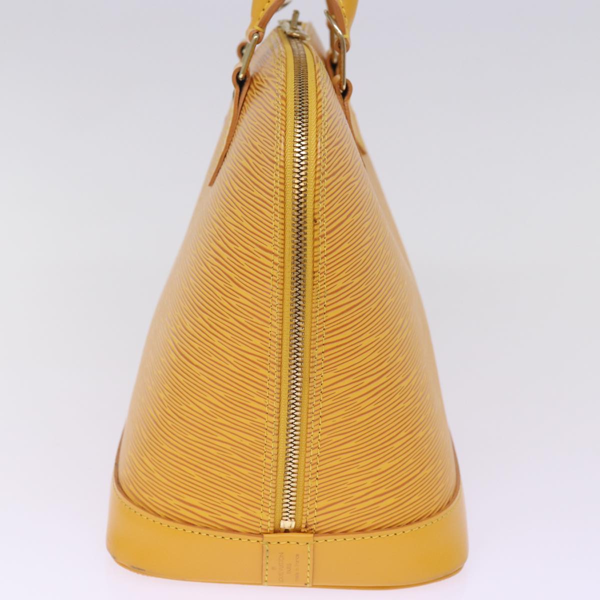 LOUIS VUITTON Epi Alma Hand Bag Yellow M52149 LV Auth 77597