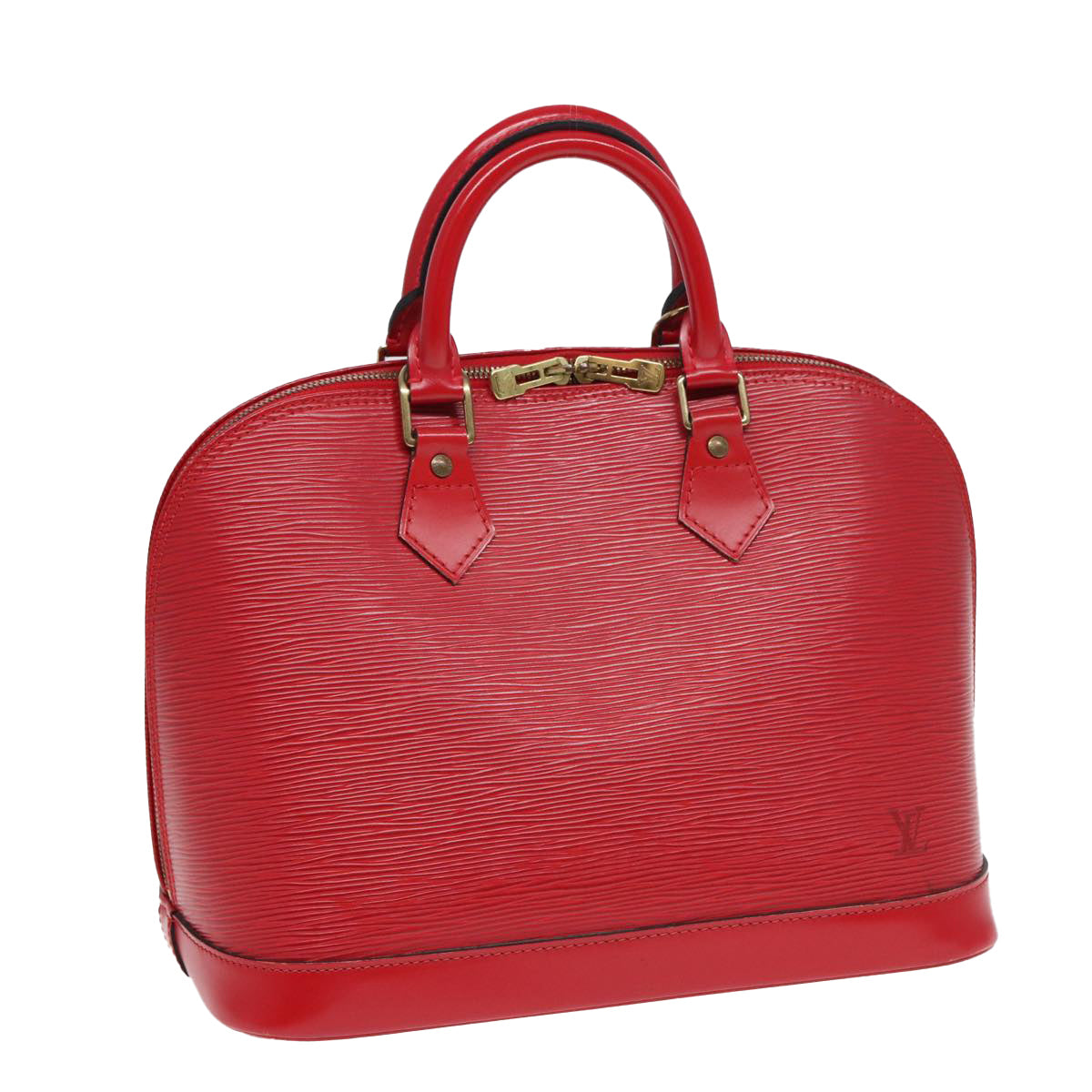 LOUIS VUITTON Epi Alma Hand Bag Castilian Red M52147 LV Auth 77598