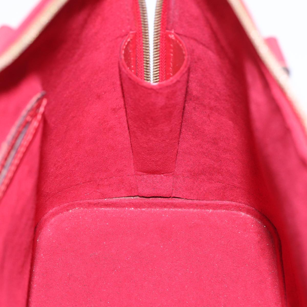 LOUIS VUITTON Epi Alma Hand Bag Castilian Red M52147 LV Auth 77598