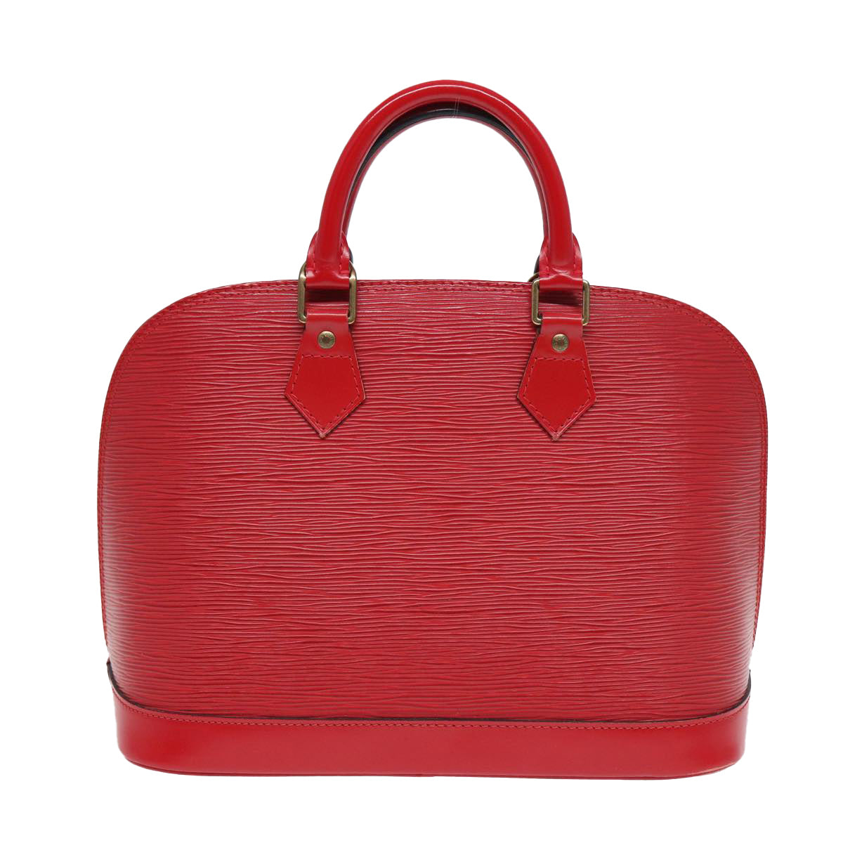 LOUIS VUITTON Epi Alma Hand Bag Castilian Red M52147 LV Auth 77598