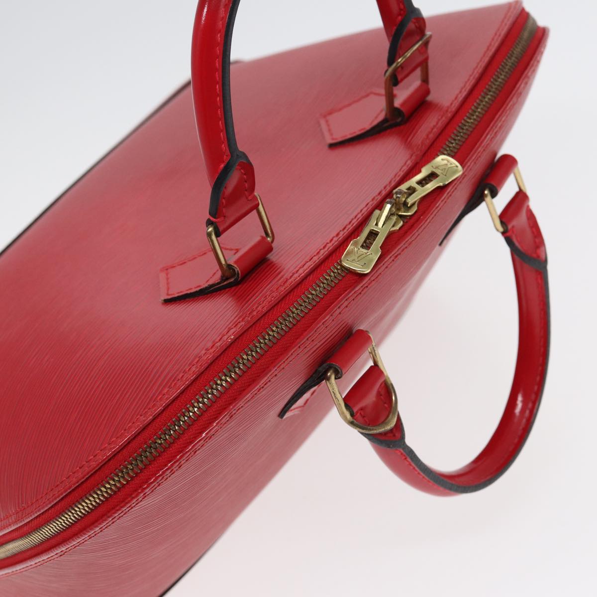 LOUIS VUITTON Epi Alma Hand Bag Castilian Red M52147 LV Auth 77598