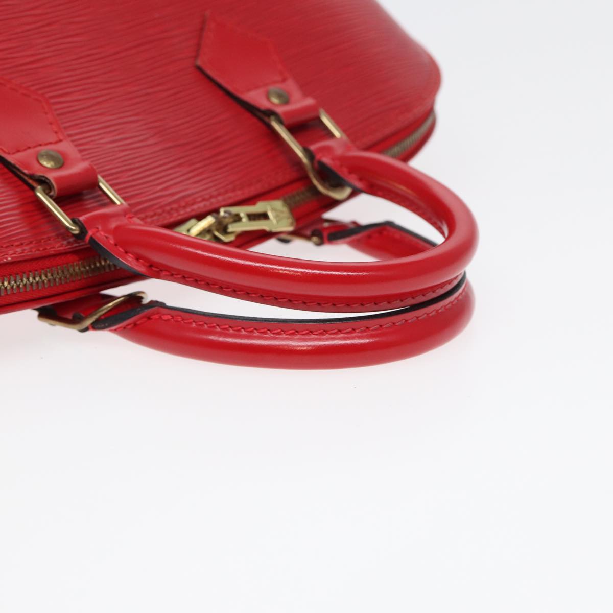 LOUIS VUITTON Epi Alma Hand Bag Castilian Red M52147 LV Auth 77598