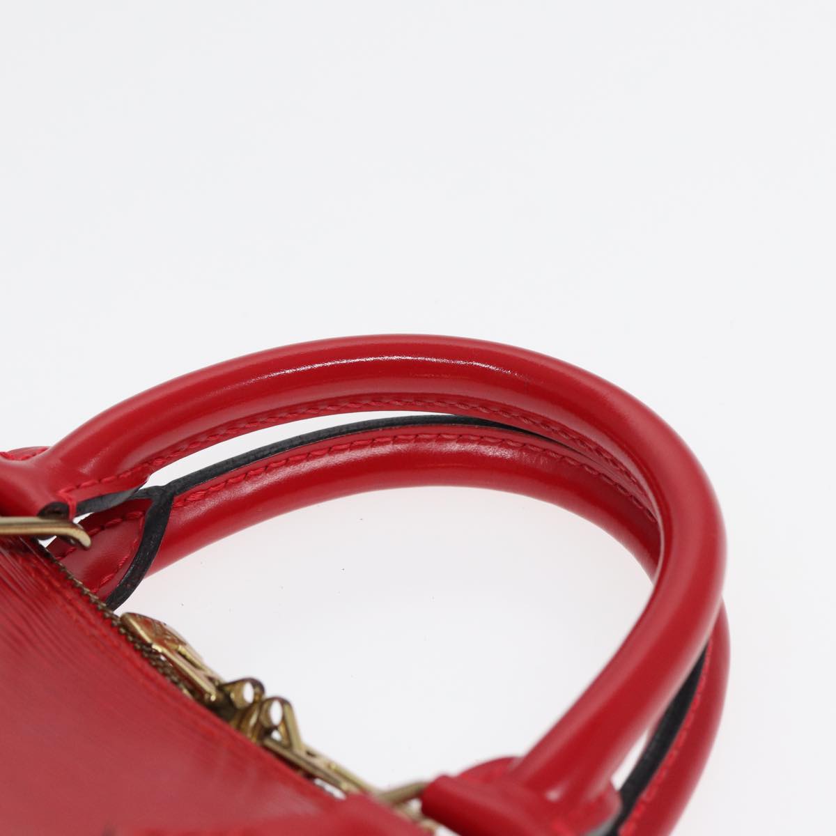 LOUIS VUITTON Epi Alma Hand Bag Castilian Red M52147 LV Auth 77598