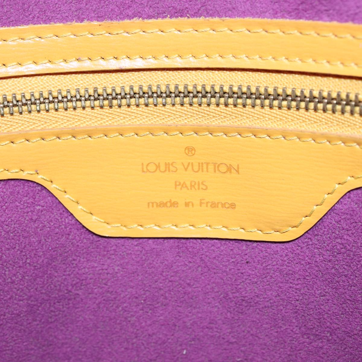 LOUIS VUITTON Epi Saint Jacques Shopping Shoulder Bag Yellow M52279 Auth 77602