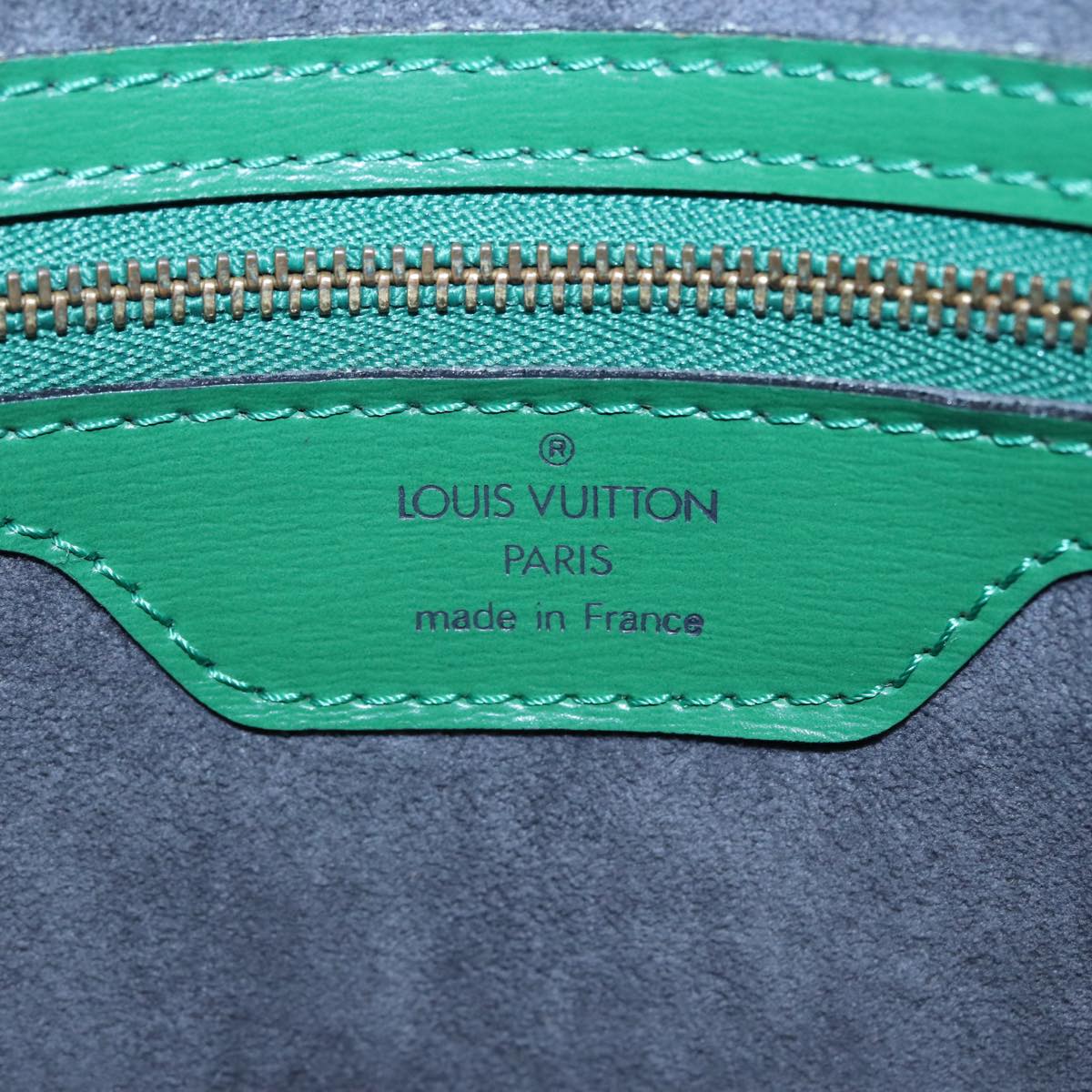 LOUIS VUITTON Epi Saint Jacques Shopping Shoulder Bag Green M52274 LV Auth 77603